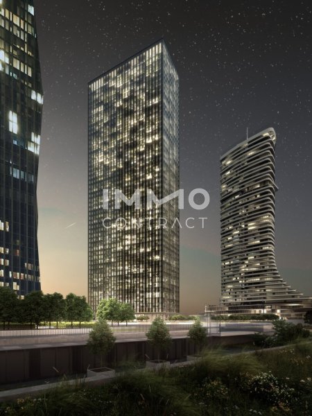 44. Etage mit 39m2 Loggia - Hoch oben mit Weitblick: DC2 Tower