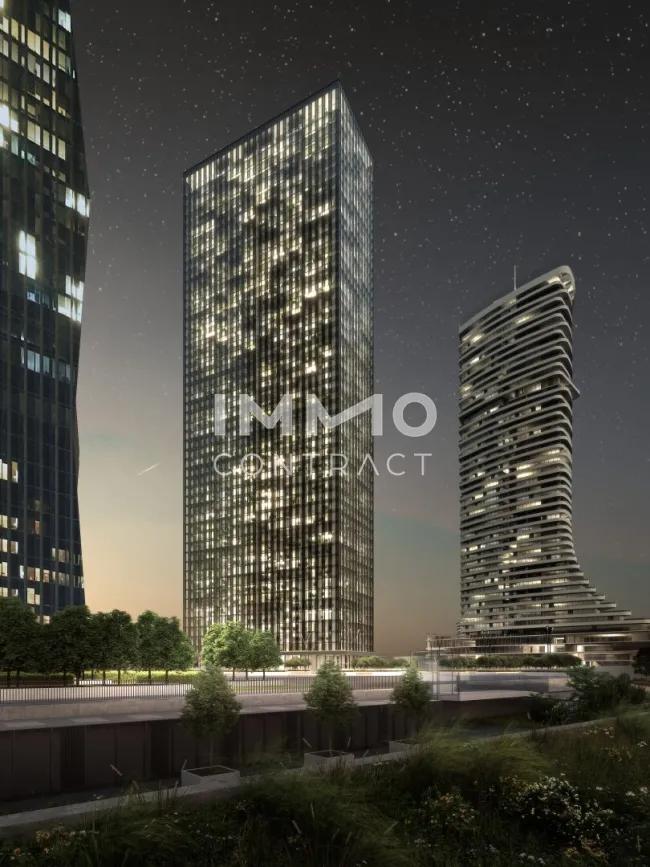 44. Etage mit 39m2 Loggia - Hoch oben mit Weitblick: DC2 Tower - Bild