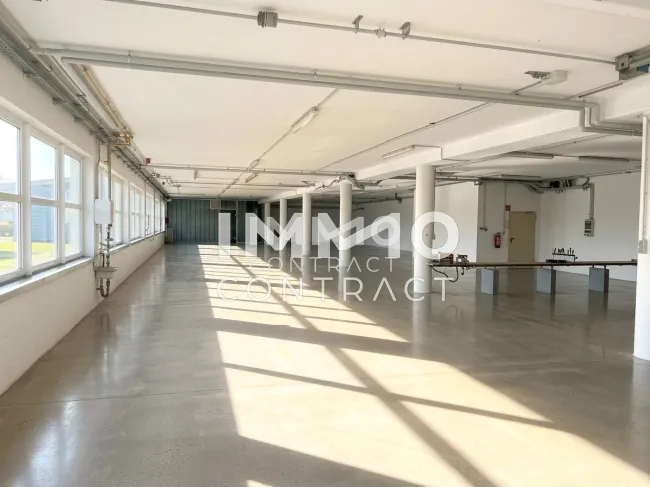 Lagerhalle mit ca. 500 m² Fläche günstig zu vermieten, Raumhöhe ca. 3,2 m, Einfahrtstor ca. 4x3 m. - Bild