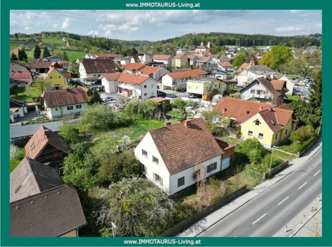Zentral in Eggersdorf bei Graz: Haus mit Garten & Potenzial für junge Familien (Preis-Hit!) - Titelbild
