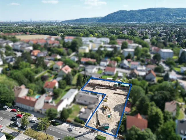 Vogelperspektive Bauplatz