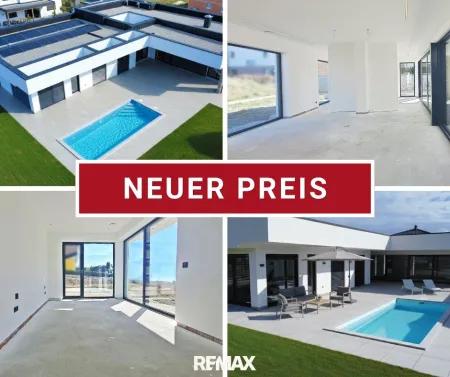 NEUER PREIS Exklusiver Wohntraum – Neubau-Bungalow mit Pool & Doppelgarage - Erstbezug