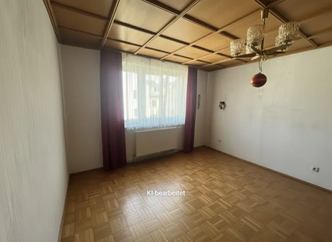 Wohnzimmer unmöbliert