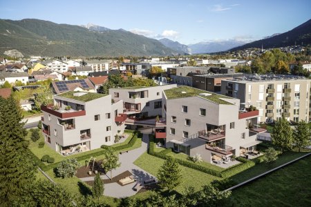 TRIA Telfs – Drei Häuser. Ein Statement. Null Ausreden. Haus B - Top 1