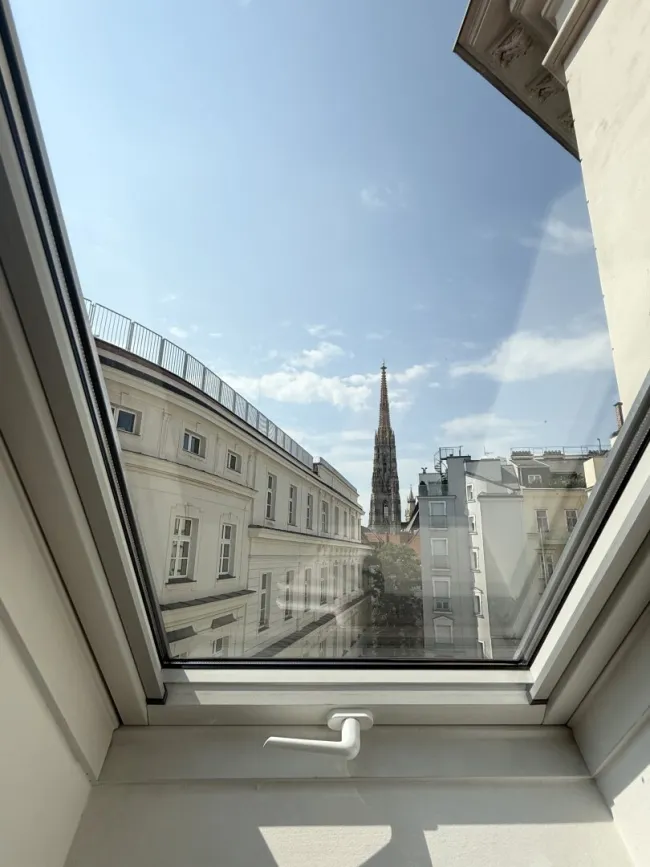 Bick zum Stephansdom  vom Zimmer 1