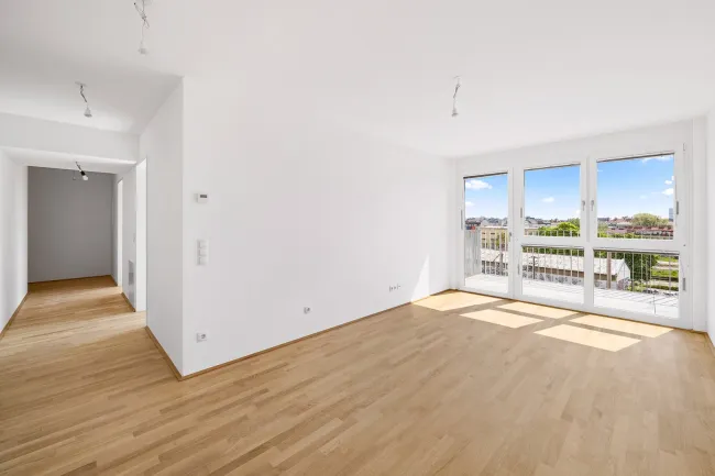 NEUBAU - TOPPREIS - DACHWOHNUNG - TERRASSE - Sehr gut aufgeteilte 61,91 m² Eigentumswohnung (3 Zimmer) + Terrasse - Top 51 - Bild