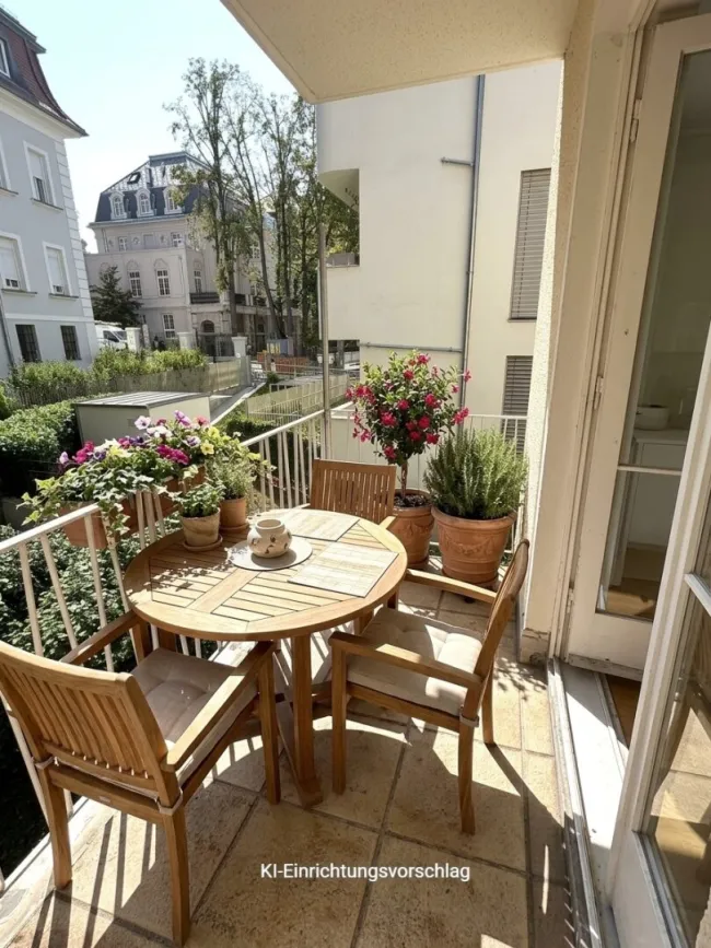 Wohnzimmer KI-VEinrichtungsvorschlag