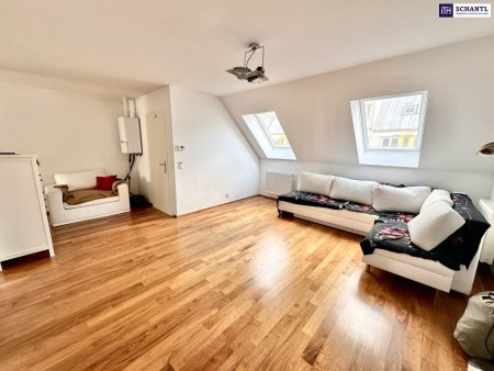 RARITÄT NAHE SCHÖNBRUNN | Penthouse-Loft mit zwei Terrassen und Weitblick über Wien | Klimaanlage | Lift