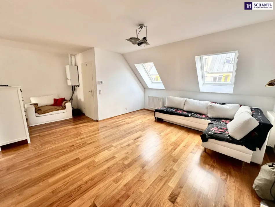RARITÄT NAHE SCHÖNBRUNN | Penthouse-Loft mit zwei Terrassen und Weitblick über Wien | Klimaanlage | Lift - Titelbild