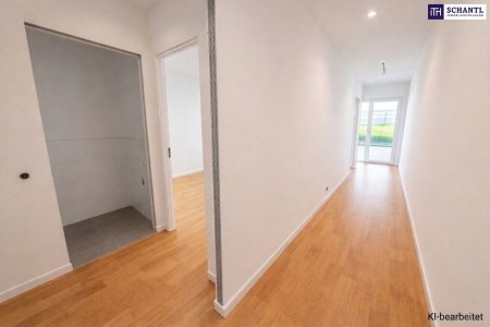 Viel draußen, smart drinnen – Gartenwohnung für modernes Wohnen - 3 Zimmer im Erstbezug!
