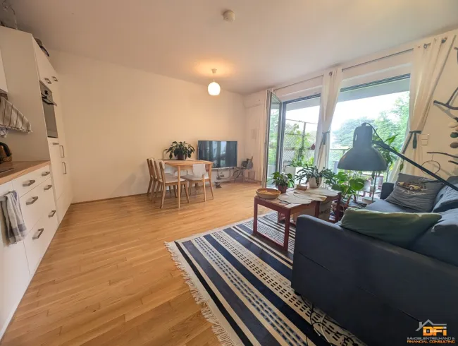 BALKONTRAUM IN HIETZING: Moderne 2-Zimmer Eigentumswohnung mit großem Balkon - Titelbild