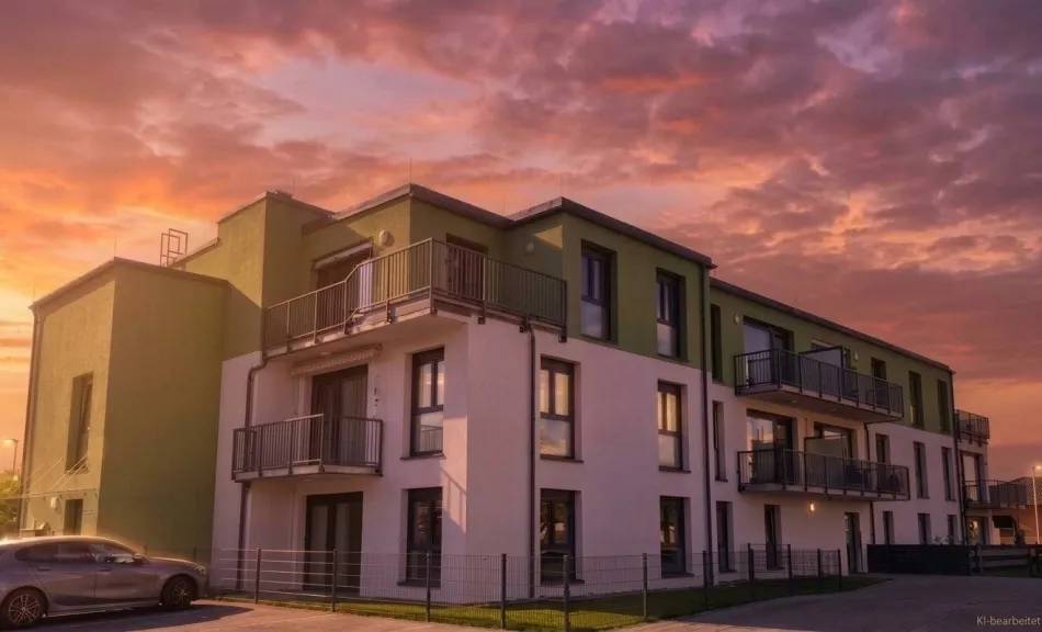 Wohnkomfort mit Aussicht: Ca. 60 m² 3-Zimmer-Wohnung und sonniger 12 m² Südwest-Eckbalkon - Bild
