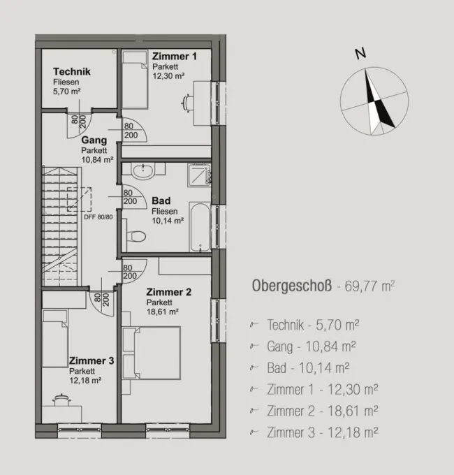 Grundriss OG