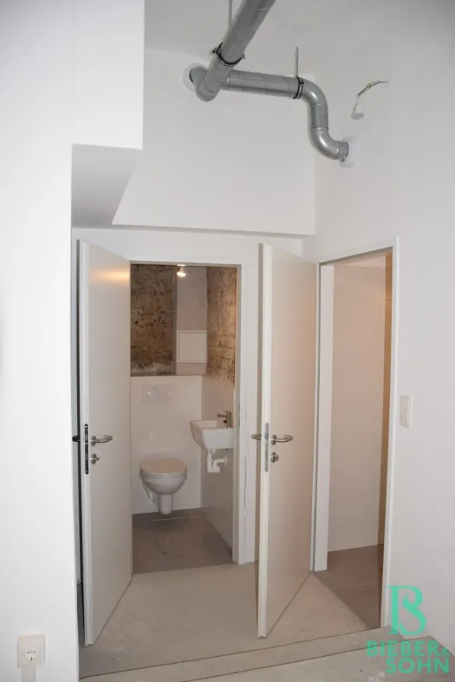 Blick WC/Duschbad