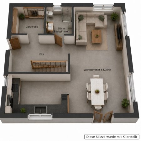 Trofaiach: Modernes Einfamilienhaus mit 4 Zimmer, 2 Bäder und großzügigem Grundstück
