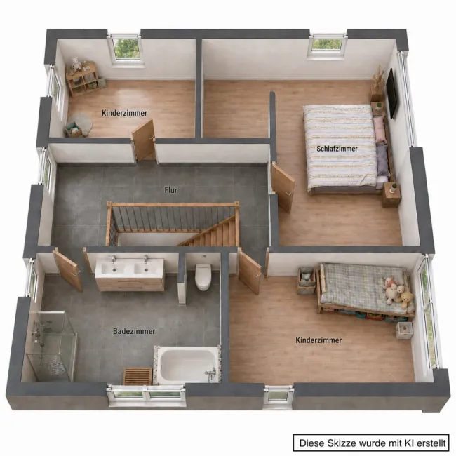 Trofaiach: Modernes Einfamilienhaus mit 4 Zimmer, 2 Bäder und großzügigem Grundstück - Bild