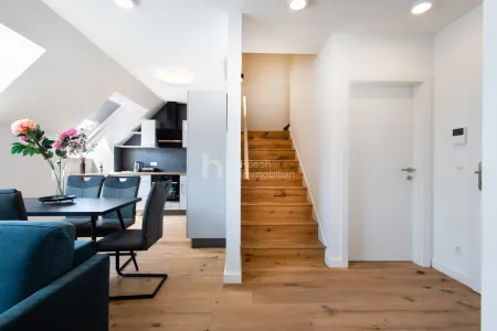 Helle DG-Maisonette mit rund 20 m² Terrassenfläche nahe Praterstern
