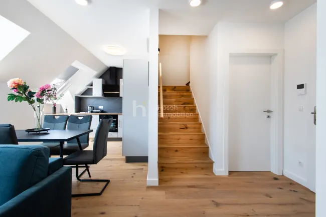 Helle DG-Maisonette mit rund 20 m² Terrassenfläche nahe Praterstern - Titelbild