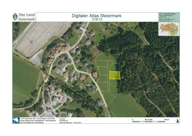 715 m² Baugrund mit wunderbarer Aussicht auf Knittelfeld - Bild