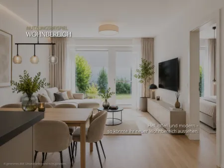 Einrichtungsbeispiel Wohnzimmer