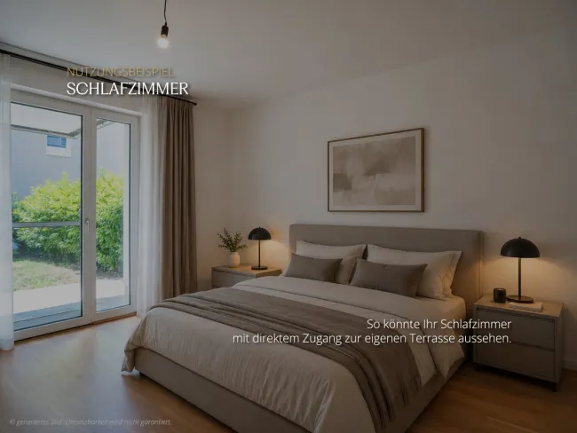Einrichtungsbeispiel Schlafzimmer