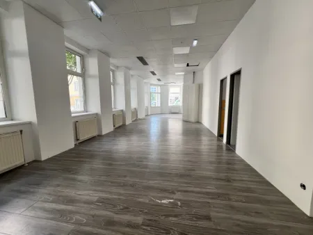 Großzügiges Büro -Schauraum mit 4 Zimmern und 2 WCs und großem Magazin im 1050 Wien – 254 m² Mietfläche!