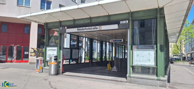 in 2 Minuten bei der U6 Niederhofstraße