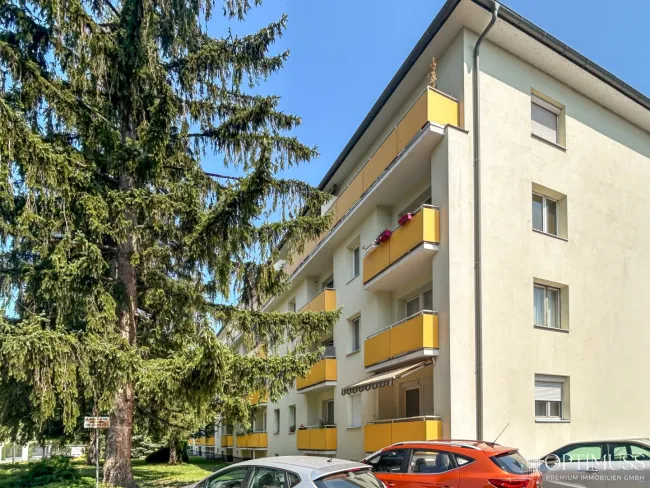 Attraktive 2-Zimmer-Eigentumswohnung mit Balkon in begehrter Grünruhelage von Baden nahe Rosarium! - Titelbild