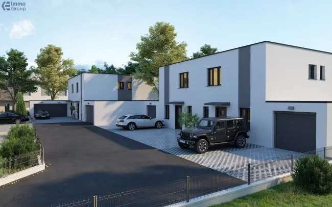 Doppelhaushälfte Marchtrenk, 127 m² Garten, größte Garage (Top 5) - Bild