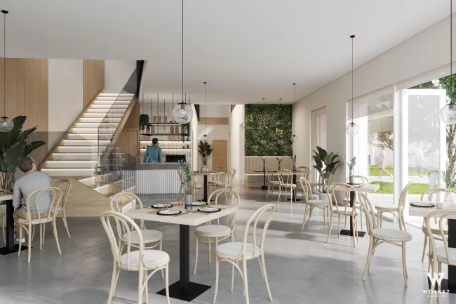 Geschäftslokal im Herzen Korneuburgs | ca. 130 m2 Nutzfläche | ca. 50 m2 Terrasse | barrierefrei | Raumaufteilung noch individuell anpassbar | Bezugsfertig März 2028 - Bild