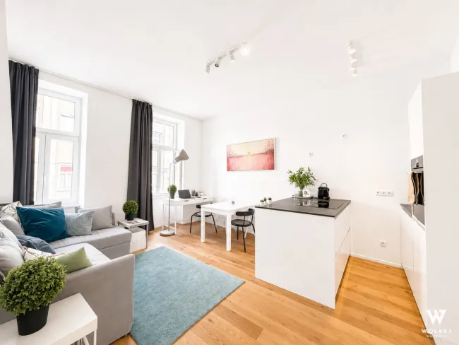 Stilvolle Altbauwohnung mit hochwertiger Ausstattung & perfekter Anbindung – 2 Zimmer in 1150 Wien - Titelbild