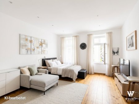 Bezugsfertiger Altbau-Erstbezug nach Generalsanierung – Moderne 1-Zimmer-Wohnung mit Fußbodenheizung & Lift in 1100 Wien