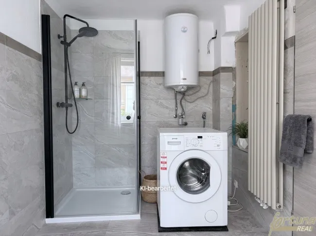 Bad - Dusche, Waschmaschine