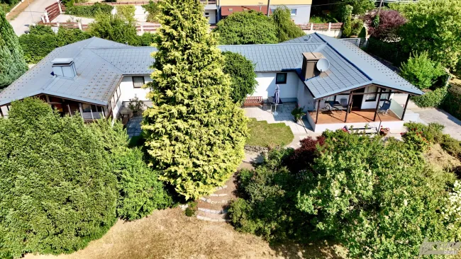 Vielseitiger Doppelhaus-Bungalow mit unverbaubarem Panoramablick auf den Wienerwald - Titelbild
