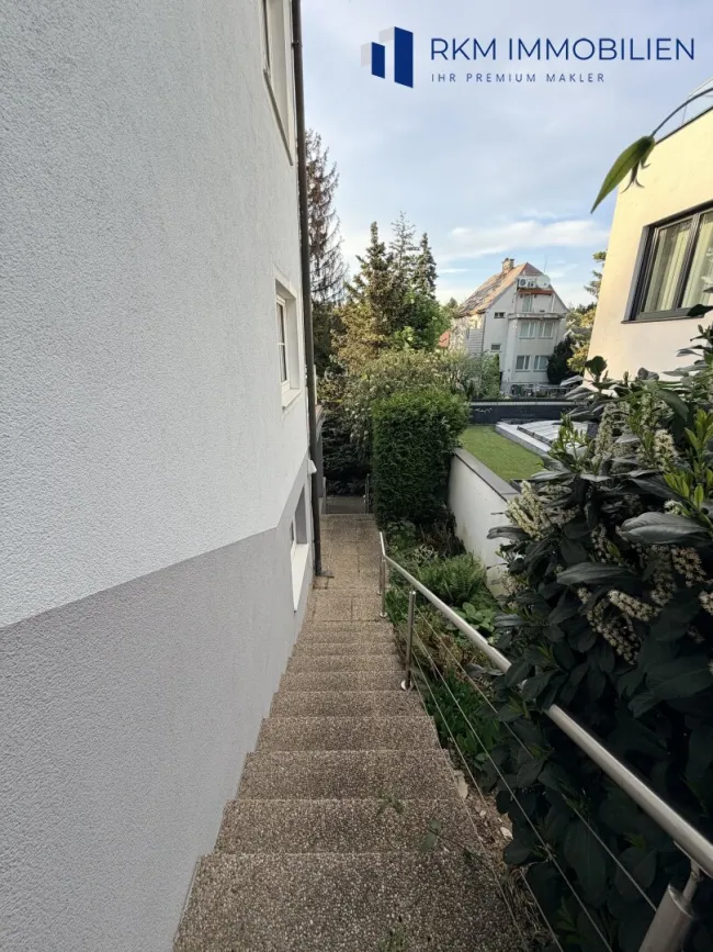 Gang zur Garten