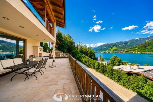 5700 Zell am See; ETWAS BESONDERES ! Luxuriöse Architektenvilla, ca. 350m² Wohnfläche, Terrasse, Lift im Haus, Garage,Schwimmhalle,Sauna - Titelbild