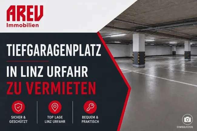 TIEFGARAGENABSTELLPLATZ in der Johann-Wilhelm-Klein-Strasse 12-14 ab sofort verfügbar - Titelbild