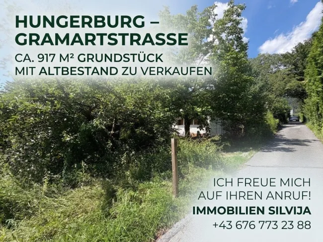 HUNGERBURG – GRAMARTSTRASSE: Exklusives Grundstück mit ca. 917 m² und bestehendem Altbestand in Innsbruck - Titelbild