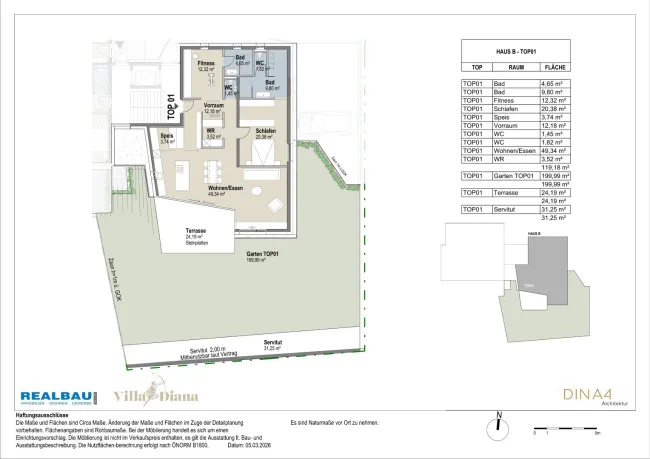 119 m² Gartenwohnung, Mils bei Hall - Bild
