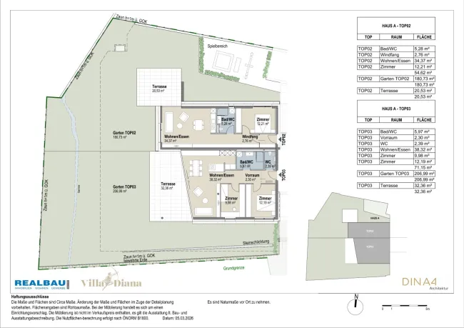 71 m² Gartenwohnung, Mils bei Hall - Bild