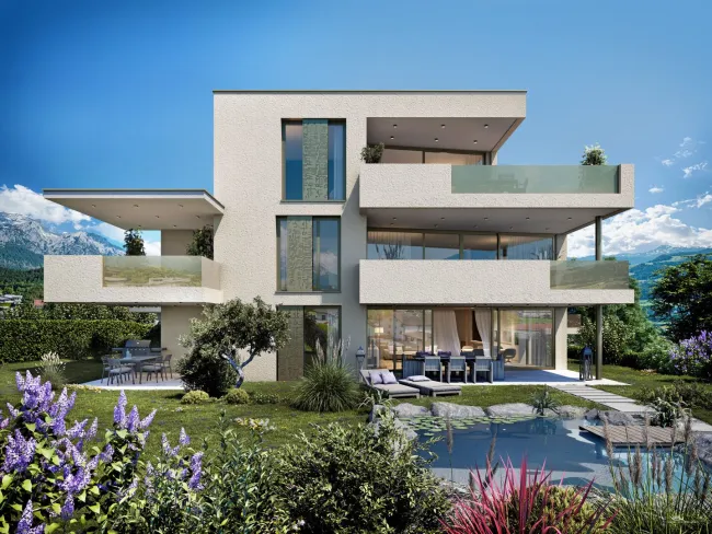 71 m² Gartenwohnung, Mils bei Hall - Titelbild