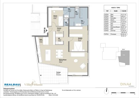 120 m² mit Terrasse im 1.OG, Mils bei Hall