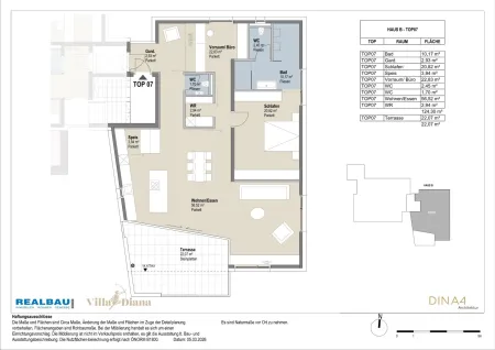 124 m² Dachgeschosswohnung, Mils bei Hall