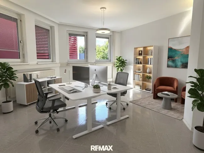 Büro - KI Visualisierung
