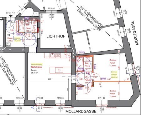 Mollardgasse: Sanierungs-Erstbezug + 3 Min. zur U4 + Perfekte Wohnlage + Süd-/Ost-Ausrichtung + Klima (Sonderwunsch)