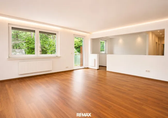 Wohnzimmer virtuell eingerichtet