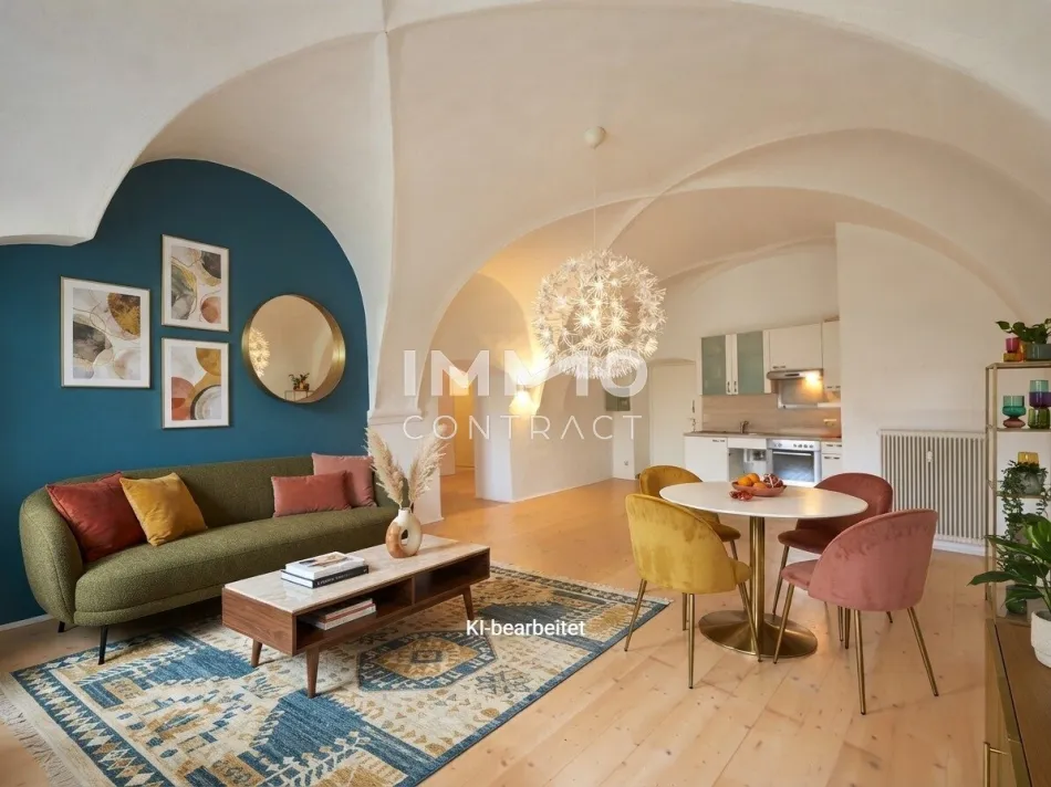 3-Zimmer Wohnung am Stadtplatz mit großer Terrasse auch als Wohngemeinschaft geeignet! - Titelbild