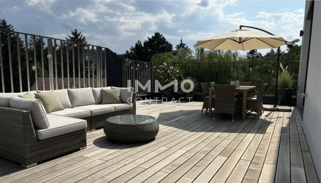 EINZIGARTIGE LUXUS-RUHEOASE im grünen Hietzing! Dachgeschoss- Maisonette- Terrasse als ERSTBEZUG ! - Titelbild