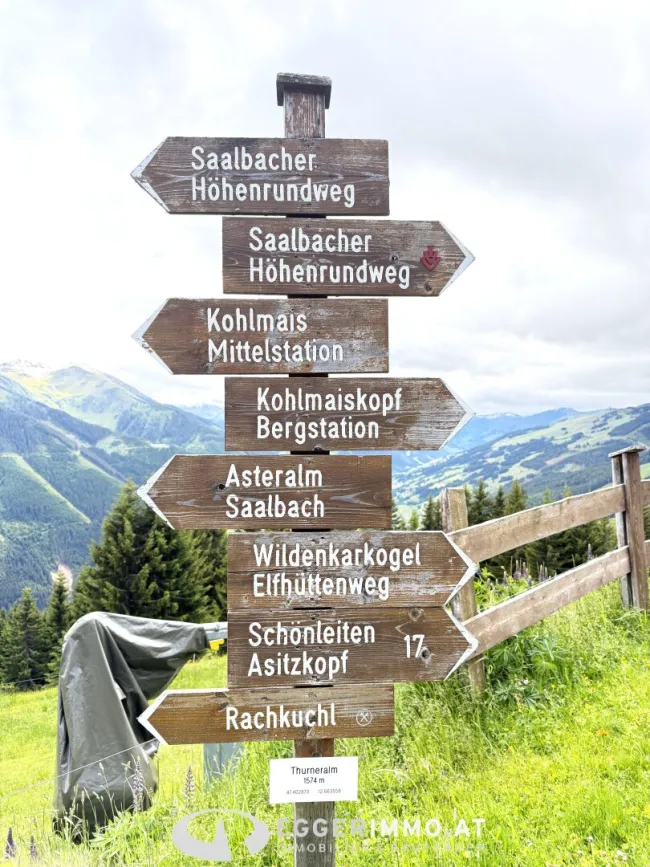 5753 Saalbach: Die Gelegenheit! RARITÄT, Skihütte-Gastronomie mit ca. 40ha Wald und Weideflächen in Bestlage von Saalbach direkt an der Skipiste zu verkaufen !! - Titelbild