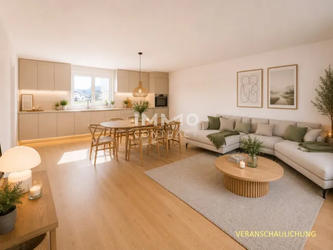 Erstbezug ab 01.10.2026: Reihenhaus mit Dachterrasse, Eigengarten - Bild